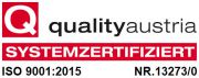 ISO 9001:2015 Zertifizierung